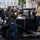 Lucas Bravo, Anthony Fabian, and Lesley Manville in Mrs. Harris Goes To Paris